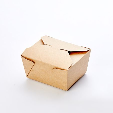 30 fl oz #1 Fold To-Go Take Out Box, Kraft - 450pcs