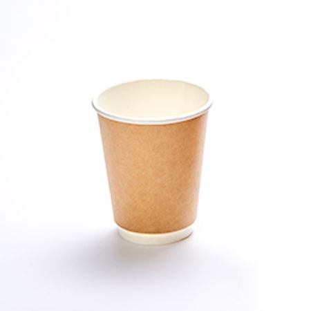 Kraft Paper Double Wall Coffee Cup 8oz