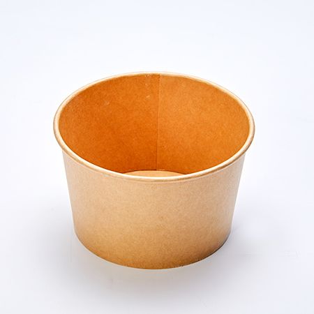 28oz (850) paper food container / yogurt cup, Kraft