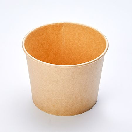 32oz 1000) paper food container / yogurt cup, Kraft