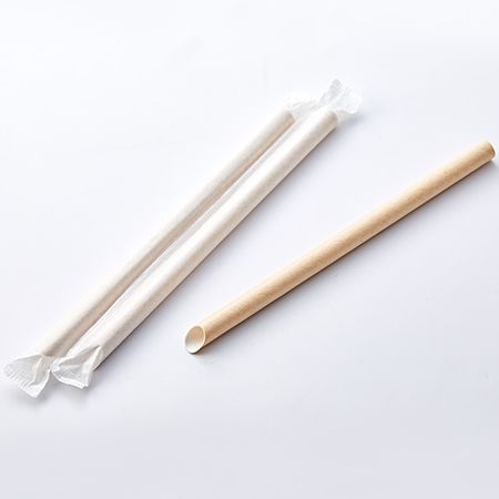 Paper Straw 12 x 220mm (Kraft color)