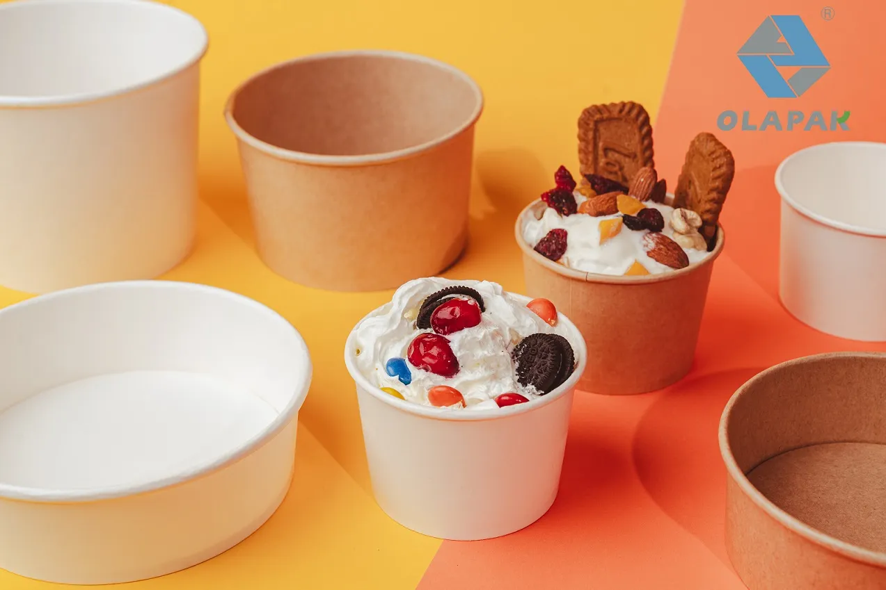 Paper Food Containers and Ice Cream Cups